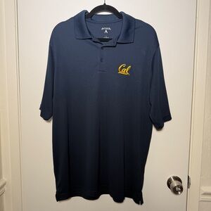 Antigua Navy Blue Men's Polo Shirt Cal size Large